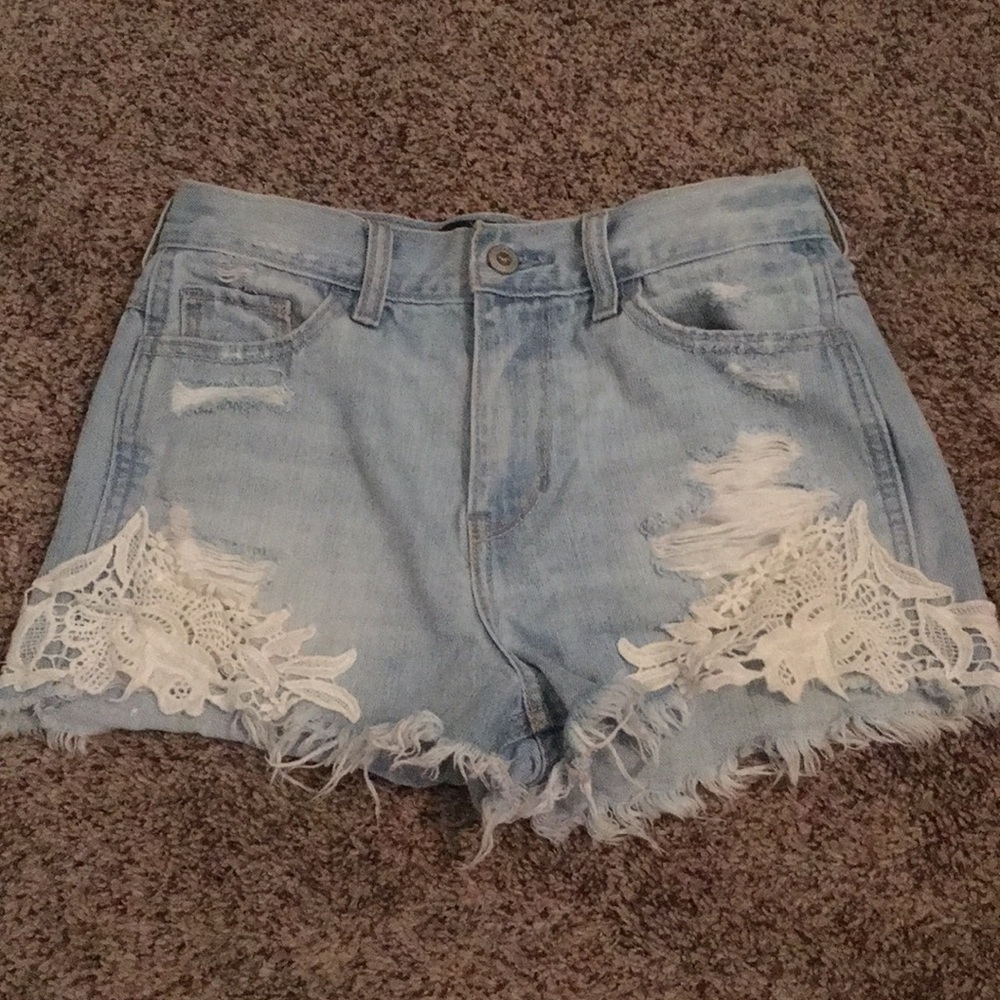 High waisted shorts